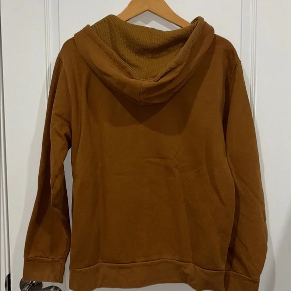 Genuine DICKIES  zippered HOODIE  SWEATSHIRT Sz Mens medium Brown grunge work - Picture 6 of 6